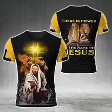 Jesus Is My Savior Jesus Gift Jesus Christian AOP shirt 3D shirt Full Size picture