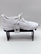 Adidas Icon 8 MD Mens 9US Baseball Cleats Ironskin, White/Black picture