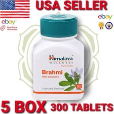 BRAHMI HIMALAYA FRESH 5 BOX 300 TABLETS USA Vegetarian Botanical 100% Herbs picture