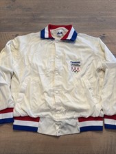 RARE VTG 1992 Olympics Dream Team Satin Windbreaker Men’s Small picture