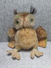 Vintage Steiff Mohair Owl Wittie 4.5