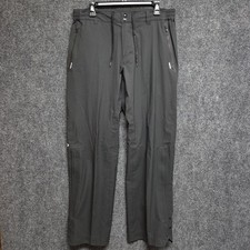 Oakley Pants Mens Large Tour Rain Pant Jet Black Golf Casual Outdoors Preppy picture