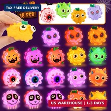 18Pcs Halloween Light Up Pop Balls Halloween Party Favors Gifts for Kids picture