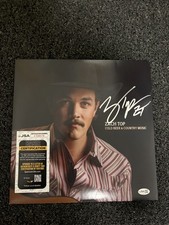 Zach Top Signed Vinyl Cold Beer & Country Music Autographed JSA COA picture