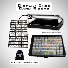 Display Case Card Riser Stands - Perfect for 24x36 Cases- 33 Risers picture