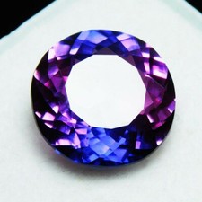 Superb Natural Purple Tanzanite 5- 7 Ct Round Cut EGL Certified Loose Gemstone picture