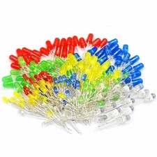 100pc 3mm 5mm LED Light Blue Red Green White Yellow Purple Orange Light DIY Kit  picture