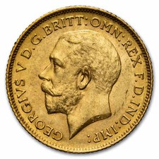 1912-S Australia Gold 1/2 Sovereign BU picture