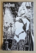 Lady Death Realms#1 * Dan Panosian RAW Edition* Rare* Ltd To 25 Copies* NM-MINT picture