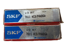 (SET OF 2) SKF 1/2 SET 7011 ACD/P4ADGA Angular Contact Ball Bearing picture