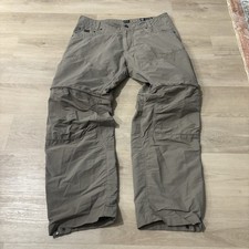 KUHL Stealth Liberator Pants Men's 36x30 Gray/Brown Convertible Lightweight picture
