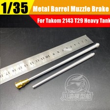 1/35 T29 Heavy Tank Metal Gun Barrel Muzzle Brake Detail-up Part for Takom 2143 picture