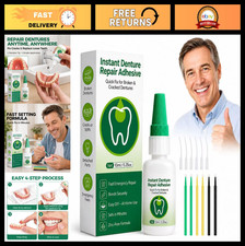 Instant Bonding Denture Repair Kit - Fast Setting Adhesive Glue for Broken Dentu picture