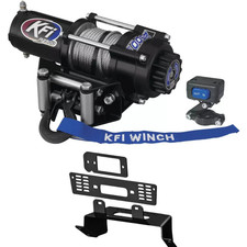 KFI UTV 2500lbs Winch & Mount 101560 Kit 2016-2025 Polaris Ranger 570 picture