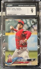 🔥⚾️ Shohei Ohtani 2018 Topps Update #US1 CGC 9 Mint Rookie (RC) picture