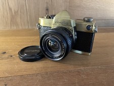 *Exc+5* Minolta SR-7 Gold Color Film Camera MC W Rokkor 28mm F/2.8 Lens From JPN picture