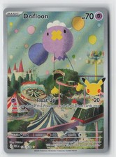 Drifloon - 136/128 Holofoil Illustration Rare ME: 30th Celebration NM picture