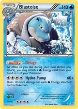 Pokémon TCG - Blastoise - 16/101 - Rare Black & White Plasma Blast [Light Play] picture