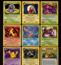 Pokémon Team Rocket Set Pick Your Card ~ Non Holo ~ WOTC Vintage LP Singles picture