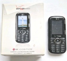 VINTAGE📱 LG Cosmos VN250 – Black | Verizon | Slider Keyboard Phone | NEW picture