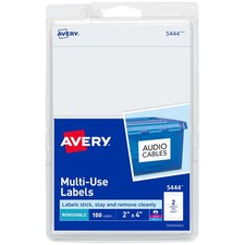 Avery Printable All-Purpose Removable Labels, 2