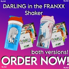 GamerSupps Waifu Cup: DARLING in the FRANXX Shaker & ALL OVER print w/samples picture