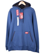 NWT Milwaukee FREEFLEX Midweight Pullover Hoodie Blue Large 351BL-L Workwear NEW picture