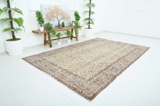 Turkish Area Rug 5x9 Hand-Knotted Vintage Narrow Oriental Carpet,587 picture