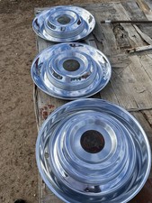 Three 1954/55 Cadillac 15 Inch Hubcaps Vintage Original Hubcaps picture