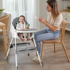 Ktaxon Foldable Baby High Chair, 2-in-1 Portable Storage Bag for Toddlers picture