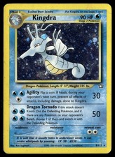 Kingdra 8/111 Rare Neo Genesis Pokemon Unlimited Holo HP picture