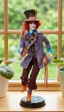 2010 Johnny Depp Mattel Barbie Collector Mad Hatter from Alice in Wonderland. picture