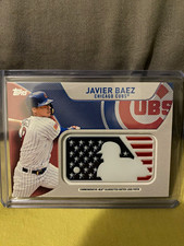 Topps 2017 Topps MLB Independence Day Logo Patch Javier Báez Cubs IDML-JB picture