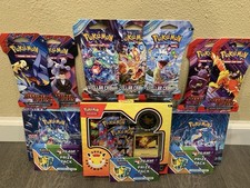 Booster Bundle Gift Pack 9x Sealed Pokemon TCG  Boosters 8+1 Bonus Pack & VTG picture