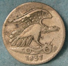 1837 Feuchtwanger One Cent Hard Times Token #579 picture