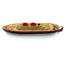 Michael Seidel Western Germany Tin Toy Boat Steam Ship Litho 700 MS-Rex AS IS picture