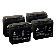 4 Pack - 12V 20Ah Baoshi 6-DZM-20 6DZM20 Scooter Bike Sealed Battery picture