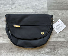 Lululemon All Night Festival Bag Black and Gold Hardware 5L picture