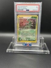 2003 POKEMON EX RUBY & SAPPHIRE #11 SCEPTILE-HOLO PSA 7 - SWIRL New Cert picture