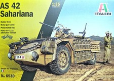 Italeri 1/35 6530 WWII Italian Camionetta AS 42 Sahariana Reconnaissance Car picture