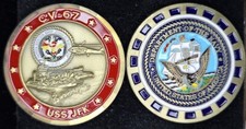CV-67 USS JOHN F KENNEDY - JFK - Navy Challenge Coin picture