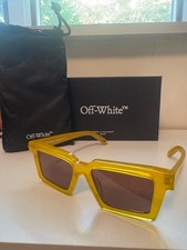 New in Box- Authentic Off-White Windsor Sunglasses- Yellow picture