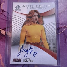 AEW SP Signature Edition JAIME HAYTER On Card Auto Authentic Signatures #AS-JH picture