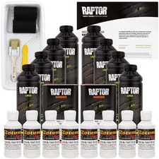 U-POL Raptor Tintable Bright White Spray-On Truck Bed Liner Kit - 8 Quarts picture