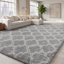 Large Plush Shaggy Area Rug – Soft, Non-Slip Carpet for Living Room & Bedroom picture