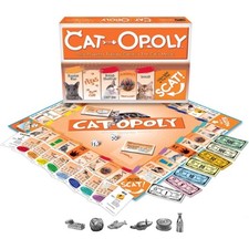 CAT-opoly Board Game Cat Lovers Monopoly Style Family Game NIB picture
