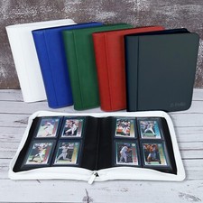 BCW Top Loader Binder - 4 Pocket Card Album Zippered Toploader 35pt 160 Total picture