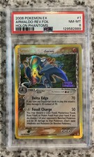 2005 Pokemon EX Holon Phantoms (Delta Species) ARMALDO - REV-FOIL PSA 8 1/110  picture