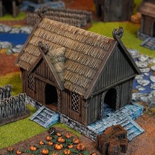 Horse Lords Warrior House 28mm LOTR  Dungeons & Dragons Tabletop Terrain picture