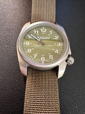Bertucci  Watch A-2T Field Mens 40mm Stainless Steel Green Black Watch 100M picture